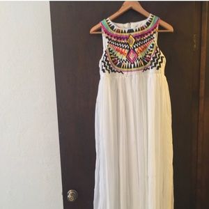 Hand stitched flowing maxidress